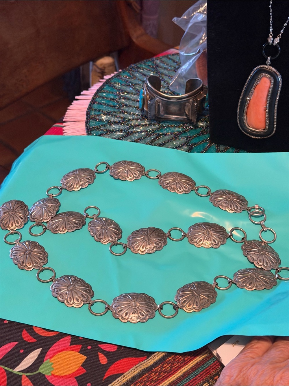 Sterling Silver Concho Belt